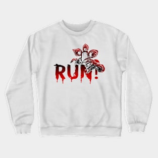 Stranger Things Demogorgon RUN Crewneck Sweatshirt